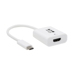 Tripp Lite U444-06N-HD8KW USB-C to HDMI Adapter (M/F) - 8K, HDR, 4:4:4, HDCP 2.3, White