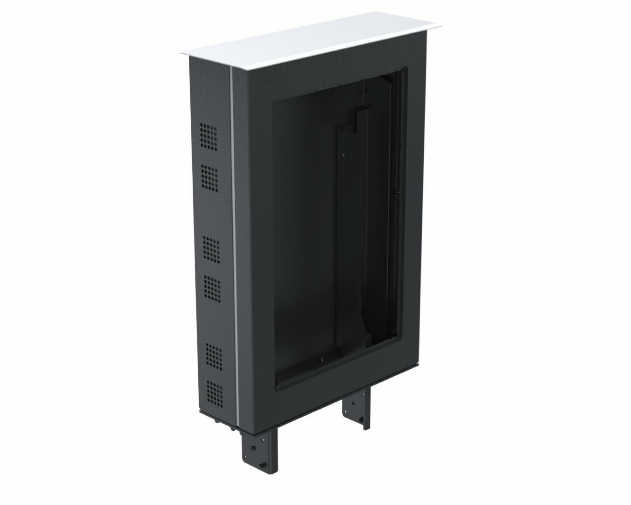 Ergonomic Solutions SpacePole Kiosk & Signage SpacePole outdoor kiosk for Elo 2799L – Top module