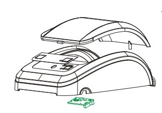 Image of Zebra 105934-005 printer/scanner spare part