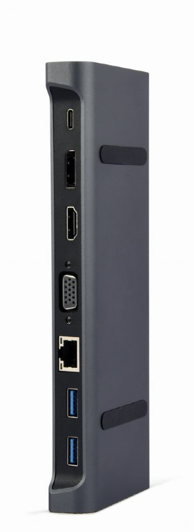 Image of Gembird A-CM-COMBO9-02 notebook dock/port replicator Wired USB 3.2...