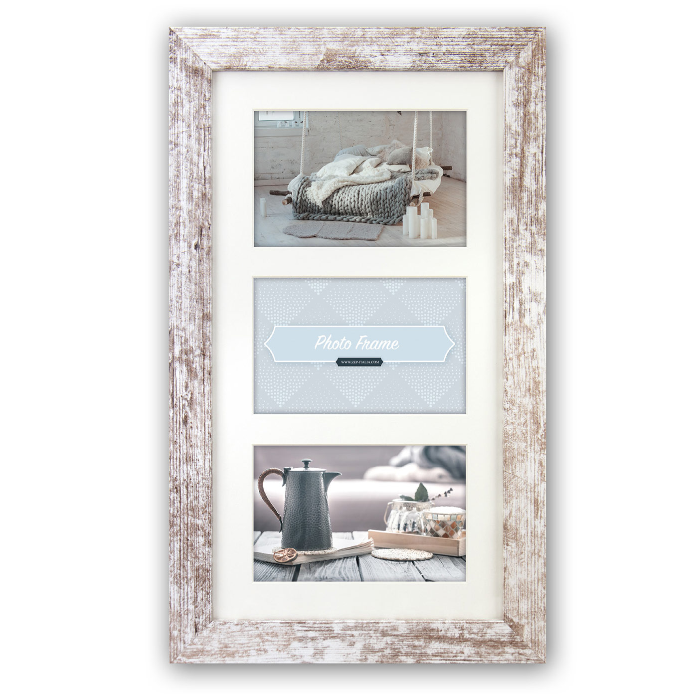 Image of ZEP Nelson 6 3Q - Wood - White - Single picture frame - Wall - 13...