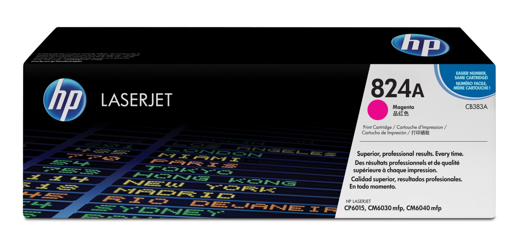 HP CB383A/824A Toner magenta, 21K pages ISO/IEC 19798 for HP CLJ CP 6015/CM 6040