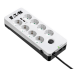 Eaton PB8TUD limitador de tensión Negro, Blanco 8 salidas AC 220 - 250 V 1,5 m