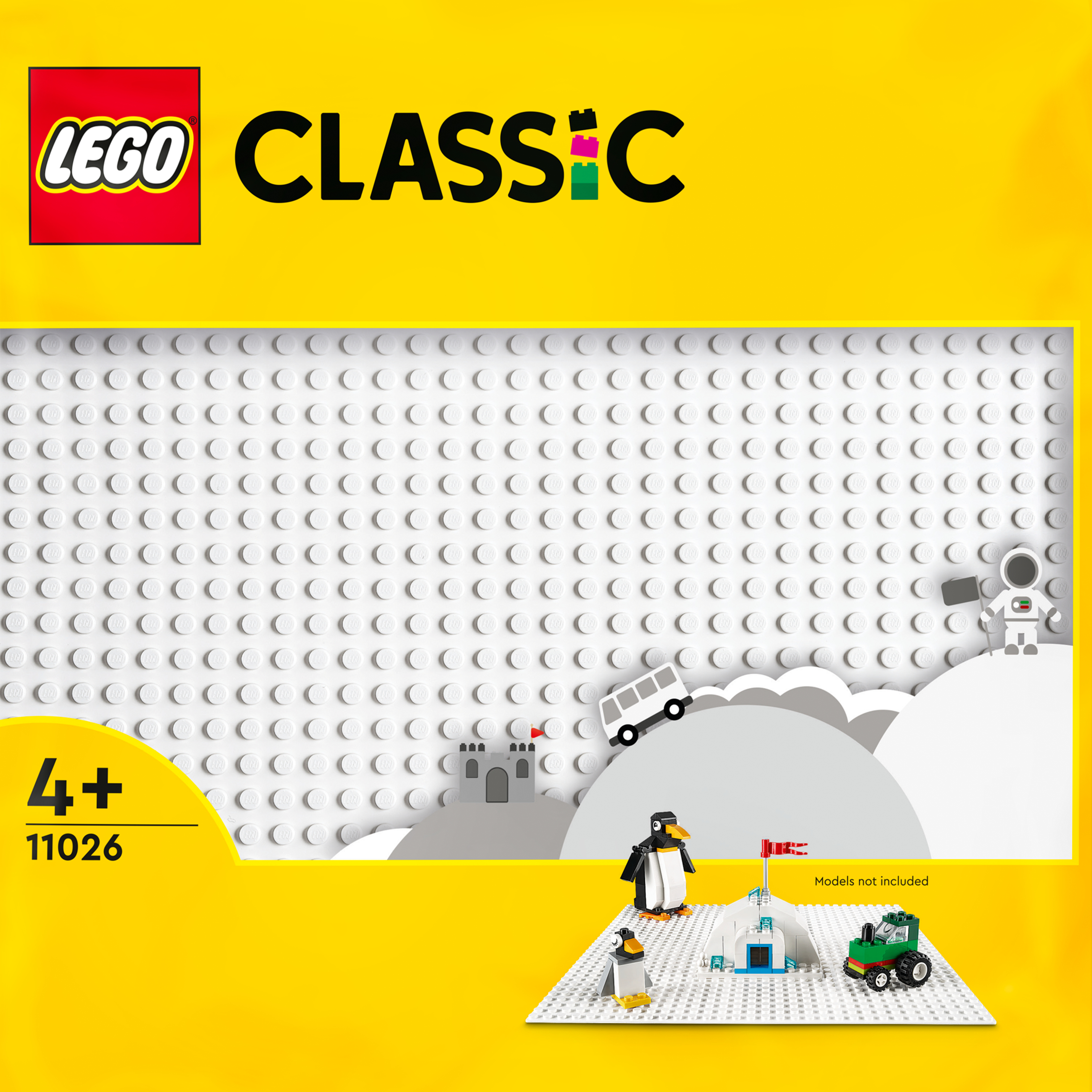 Image of LEGO Classic Wei?e Bauplatte| 11026