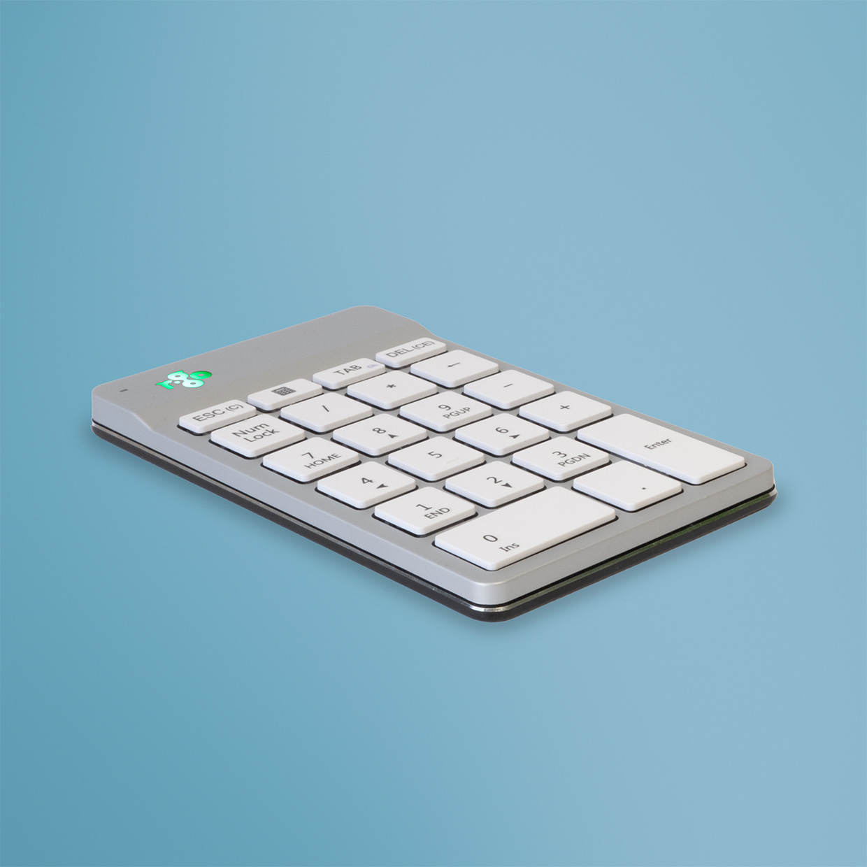 R-Go Tools Numeric keypad R-Go Numpad Break, ergonomic numeric keypad with break software, bluetooth, white