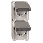 Merten MEG2329-8029 socket-outlet CEE 7/3 Grey