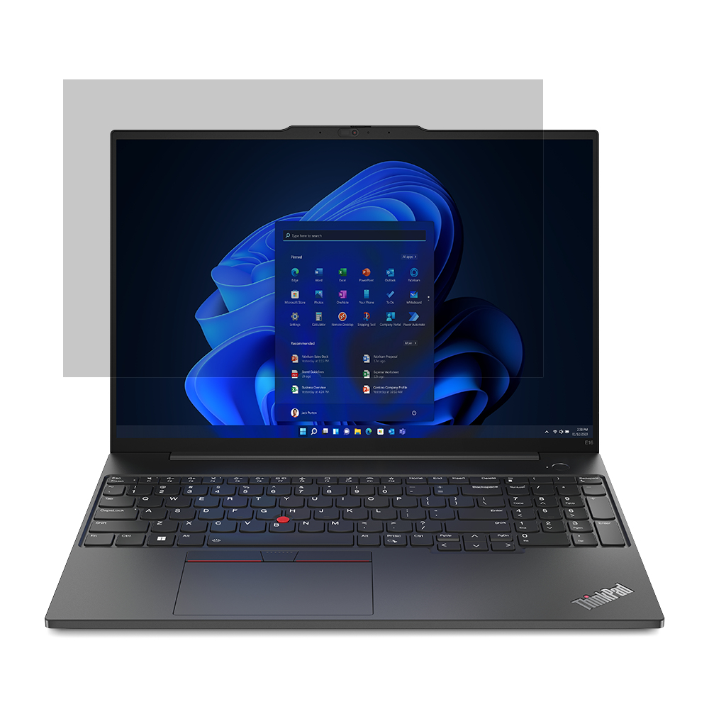 Lenovo 4XJ1U03939 display privacy filter 40.6 cm (16") Laptop Fra