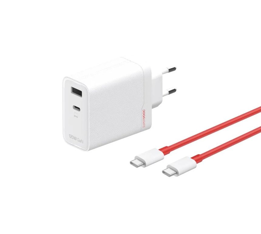OnePlus SUPERVOOC 120W Dual Ports GaN Power Adapter Kit
