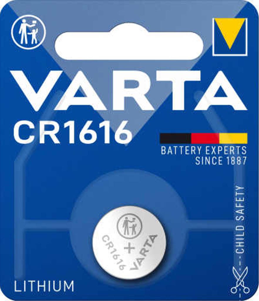 EU Product - Lithium Coin button cell battery CR1616 thumbnail