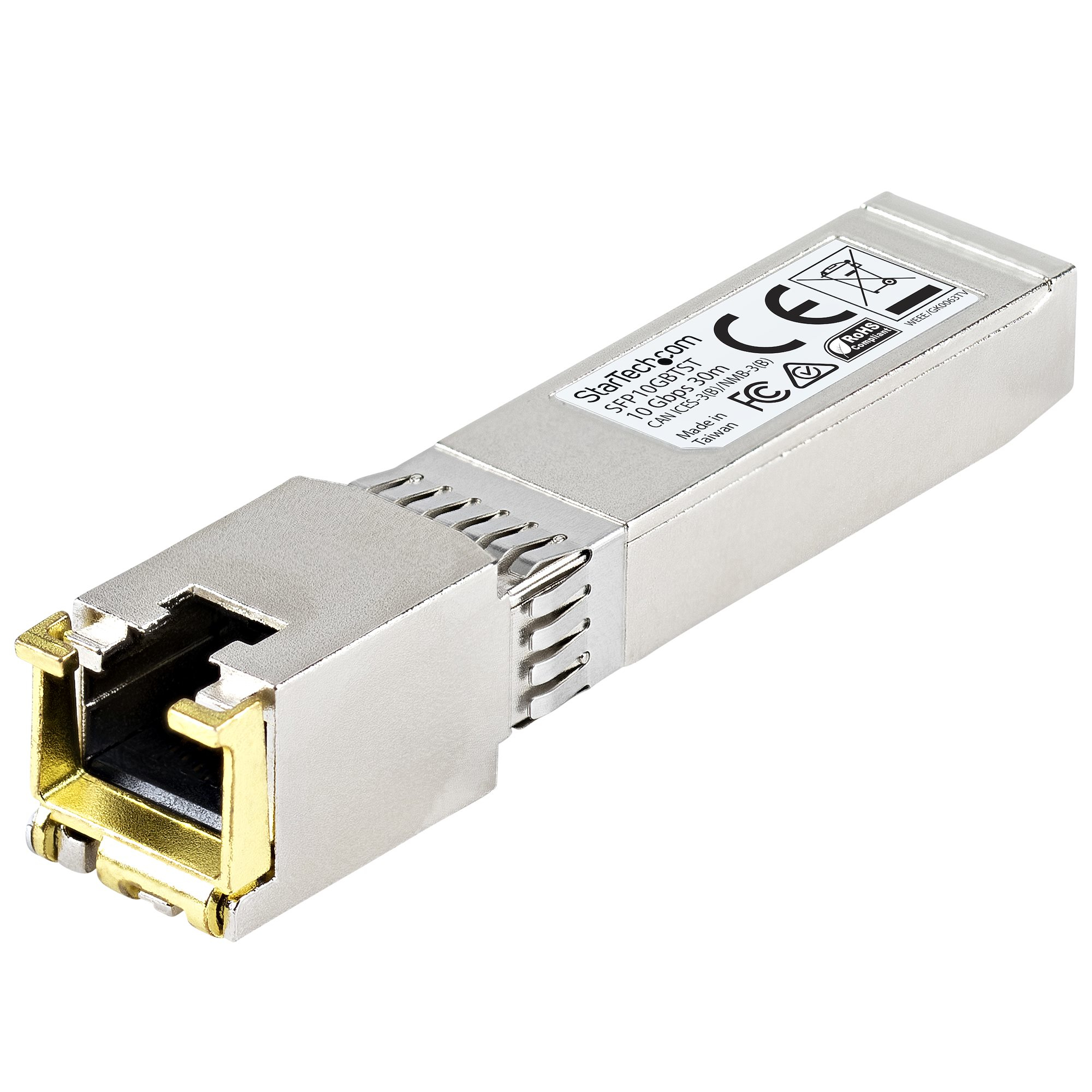 Image of StarTech.com MSA Compliant SFP+ Transceiver Module - 10GBASE-T~MSA...