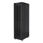 Lanberg FF01-8047-23BL rack 47U Vrijstaande rek Zwart