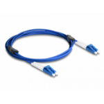 DeLOCK 87920 InfiniBand en Glasvezelkabel 2 m LC Blauw