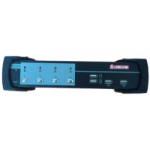 Longshine LCS-K704D KVM-switch Zwart