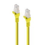 ALOGIC 1m Yellow Shielded CAT6A LSZH Network Cable