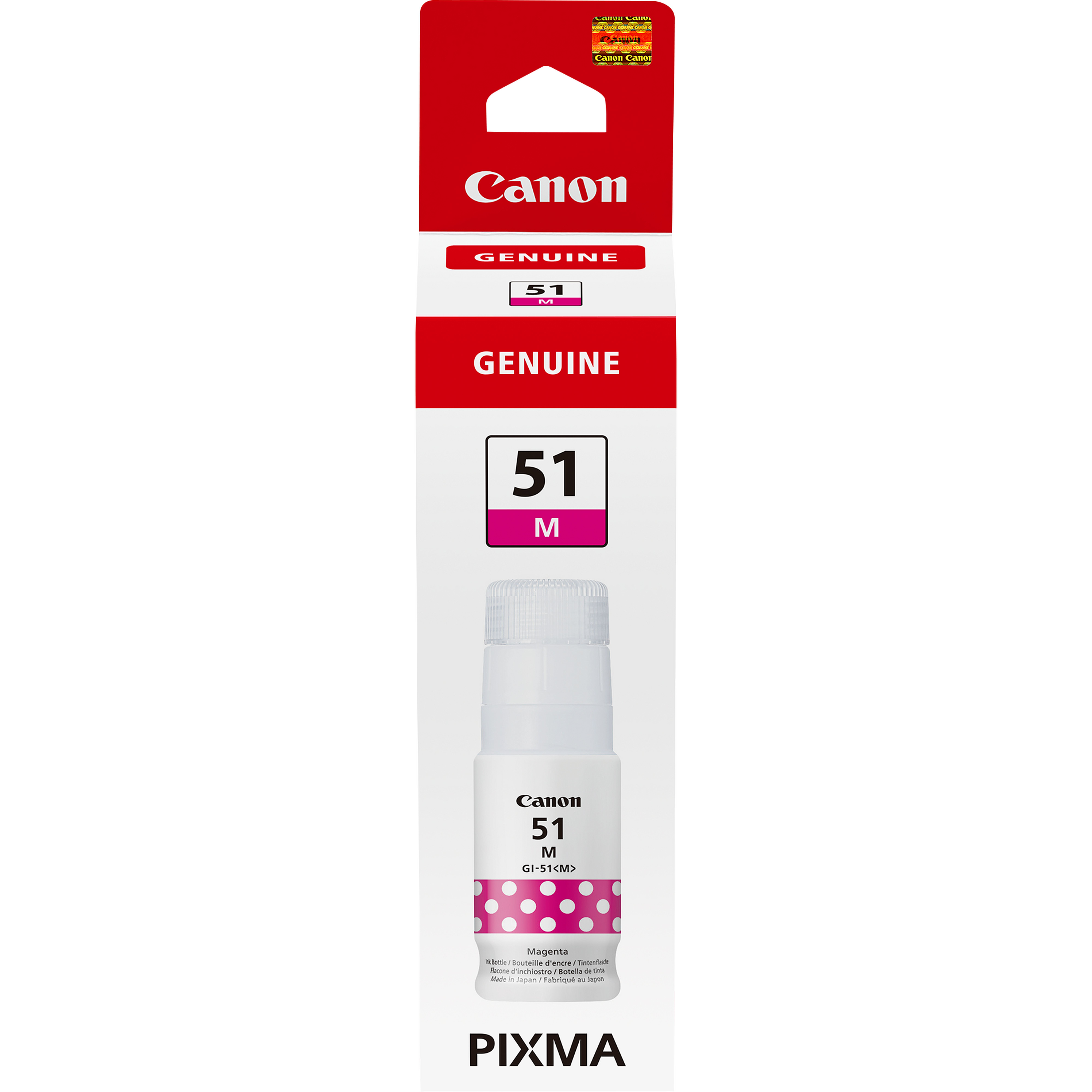 Image of Canon 4547C001/GI-51M Ink bottle magenta, 7.7K pages 70ml for...