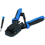 Monoprice 3347 cable crimper Combination tool Black, Blue