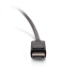 C2G 3ft (0.9m) DisplayPortTM Cable with Latches 4K 60Hz UHD M/M - Black