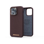 Njord byELEMENTS Genuine Leather Case for Apple iPhone 14 Pro Max, Brown