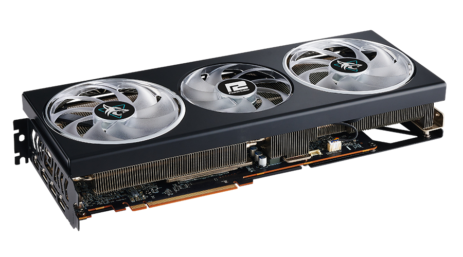 Image of PowerColor Hellhound RX7700XT 12G-L/OC graphics card AMD Radeon RX...