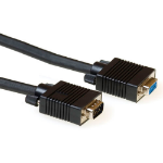ACT 3 meter High Performance VGA verlengkabel male-female zwart