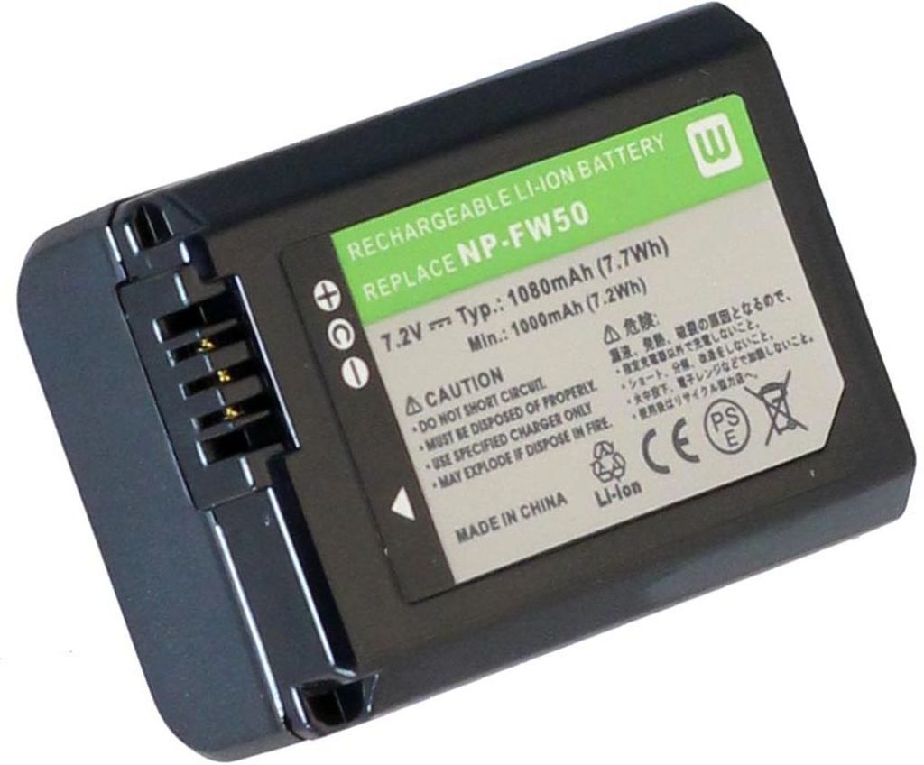EU Product - Battery for NP-FW50 replacement battery thumbnail