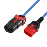 Cablenet 42-5130 power cable Black, Blue, Red 3 m IEC C14 IEC C13