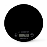 Esperanza EKS003K kitchen scale Black Countertop Round Electronic kitchen scale