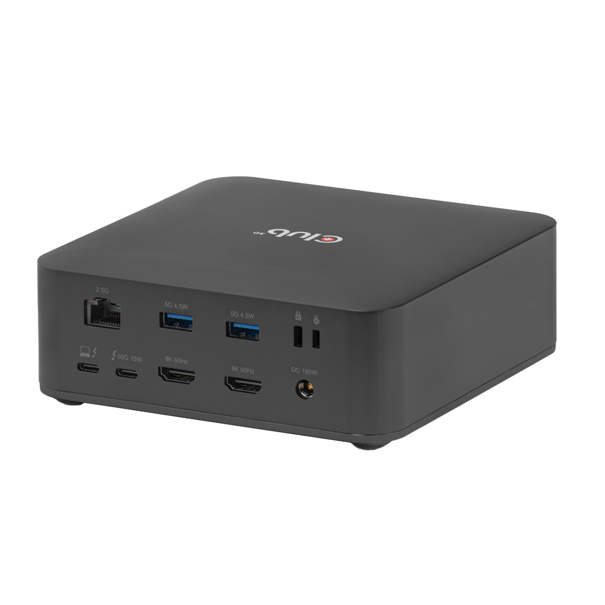 CLUB3D CSV-2562 13-1 Thunderboltâ„¢ 5 Docking Station M.2 SSD 2x HDMIâ„¢ 8K60Hz Thunderboltâ„¢ Share Certified 180W