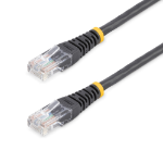 StarTech.com Cat5e Patch Cable with Molded RJ45 Connectors - 6 ft. - Black