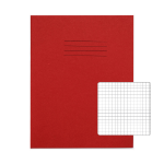 Rhino 9 x 7 Exercise Book 80 Page Red S5 (Pack of 100)