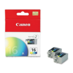 Canon BCI-16 ink cartridge 2 pc(s) Original Standard Yield Cyan, Magenta, Yellow