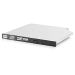 HPE 9.5mm SATA DVD-RW JackBlack Gen9 Optical Drive optisch schijfstation Intern DVD Super Multi DL Zwart, Grijs