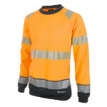 BEESWIFT High Visibility  Two Tone Sweatshirt Orange / Black M