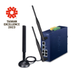 PLANET Industrial 5-Port GE LoRaWAN WLAN Gateway LCG-300W-EU gateway/controller