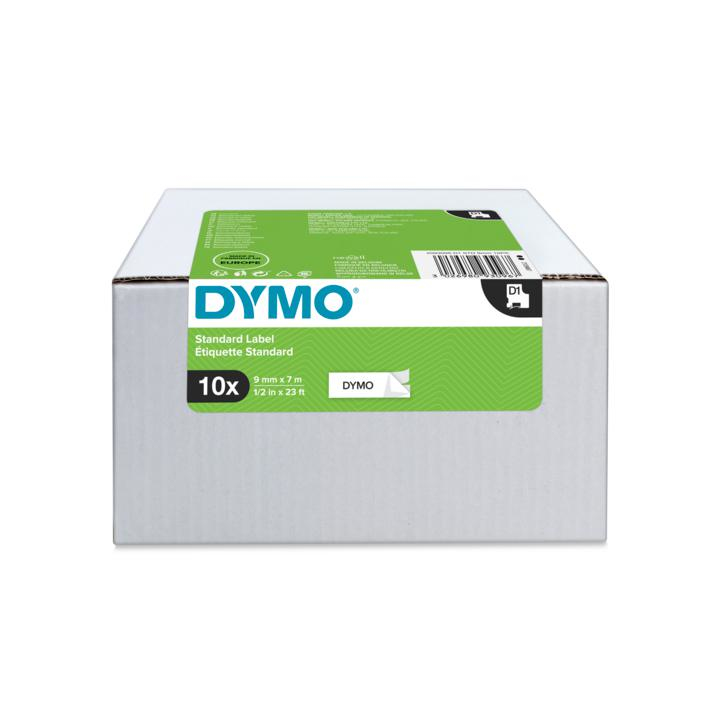 Image of Dymo 2093096 DirectLabel-etikettes black on white 9mm x 7m Pack=10...
