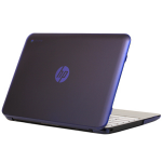 iPearl MCOVERHP11G4EBLU laptop case 11.6" Hardshell case Blue, Translucent