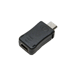Image of LogiLink AU0010 cable gender changer Micro USB Mini USB Black