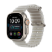 Apple Watch Ultra 4 GPS + Cellular 49mm Natural Titanium Case with Translucent Grey Ocean Band