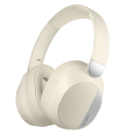 LogiLink BT 6.0 Headset with ANC, cream /silver