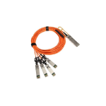 ATGBICS QSFP-4SFP-AOC20M-CN Ciena Compatible Active Optical Breakout Cable 40G QSFP+ to 4x10G SFP+ (20m)