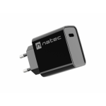 NATEC RIBERA Universal Black AC Fast charging Indoor