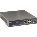 Barox RY-LGSP16-10 network switch Managed Gigabit Ethernet (10/100/1000) Power over Ethernet (PoE) Black