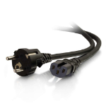 C2G 2m 250 Volt Hot Condition European Power Cord (CEE 7/7 to IEC C15)