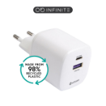 eSTUFF ES637065 mobile device charger Universal White AC Indoor