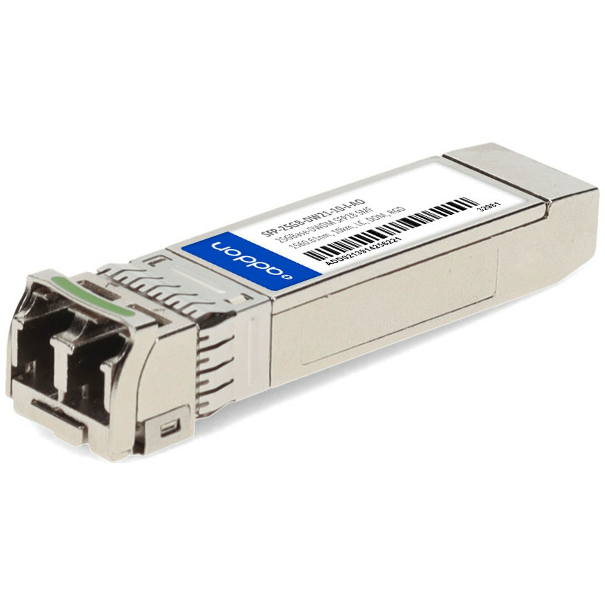 AddOn Networks SFP-25GB-DW21-10-IAO Compatible 25G SFP28 10 km TAA Compliant Transceiver AddOn Networks SFP-25GB-DW21-10-IAO Compatible 25G SFP28 10 km TAA Compliant Transceiver