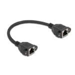DeLOCK 90782 netwerkkabel Zwart 0,25 m Cat6a S/FTP (S-STP)