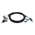 Black Box SKVMCBL-2DVI-10TAA KVM cable Black, White 119.7" (3.04 m)