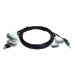 Black Box SKVMCBL-2DVI-10TAA KVM cable Black, White 119.7" (3.04 m)