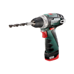 Metabo POWERMAXX BS BASIC 1400 RPM Keyless 800 g Black, Red