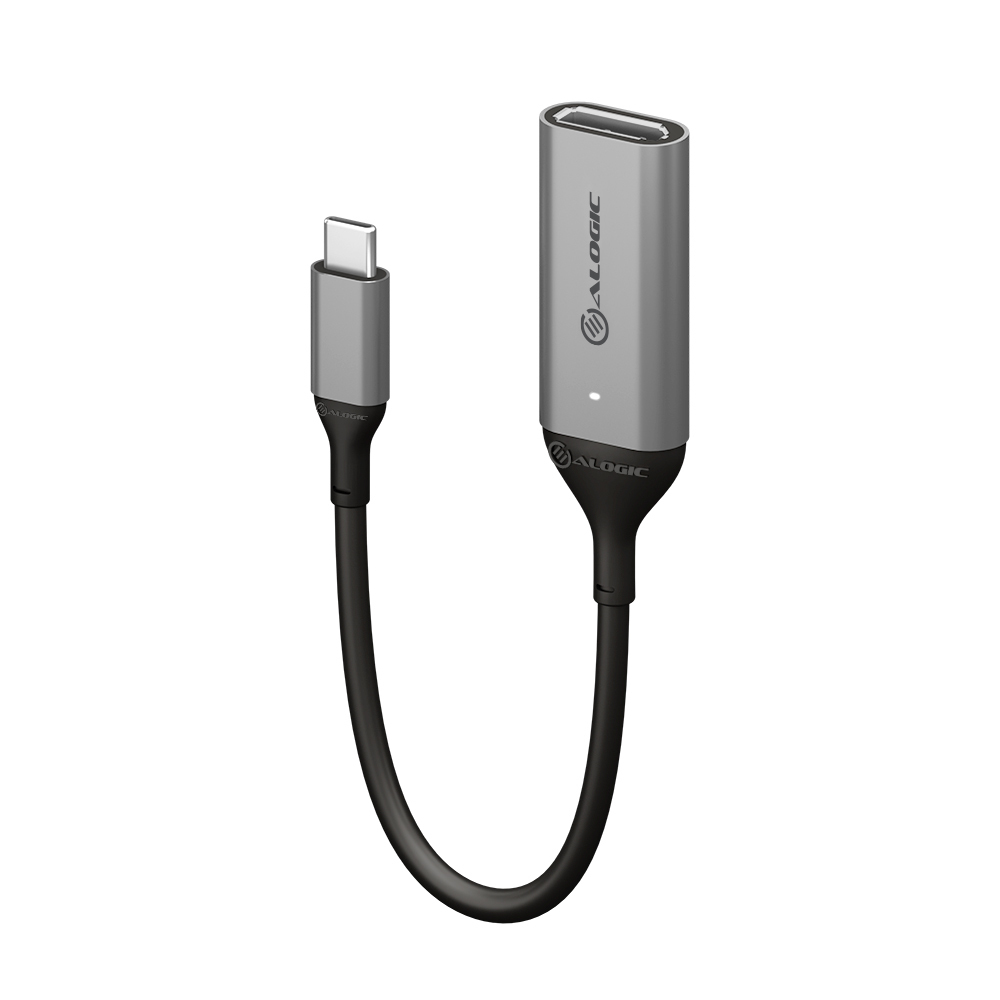 Image of ALOGIC 15cm Ultra USB-C (Male) to DP (Female) Adapter - 4K @60Hz